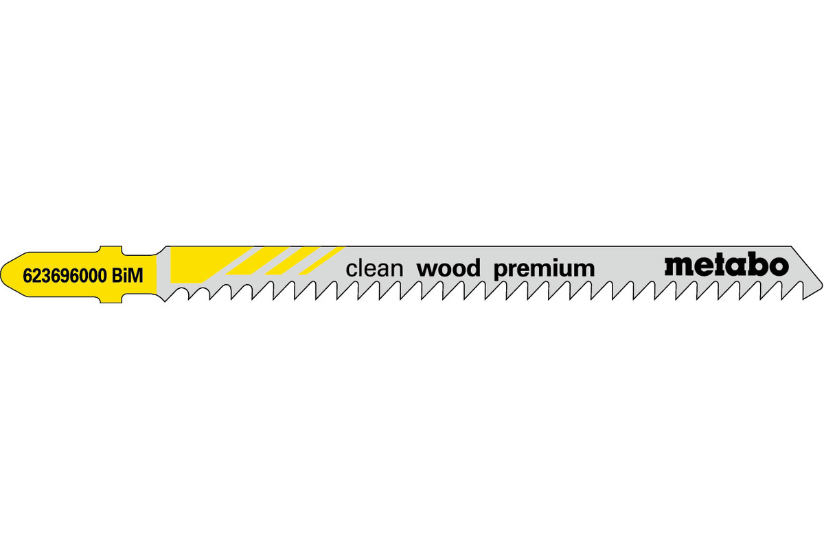 5 Stichsägeblätter "clean wood premium" 91/ 3,0 mm (623696000) 