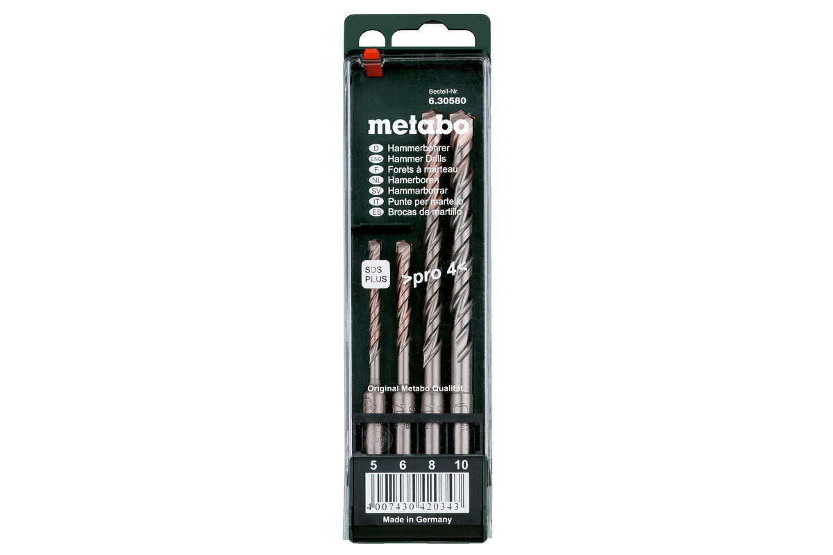 SDS plus Pro 4-drill bit set, 4 pieces (630580000) 