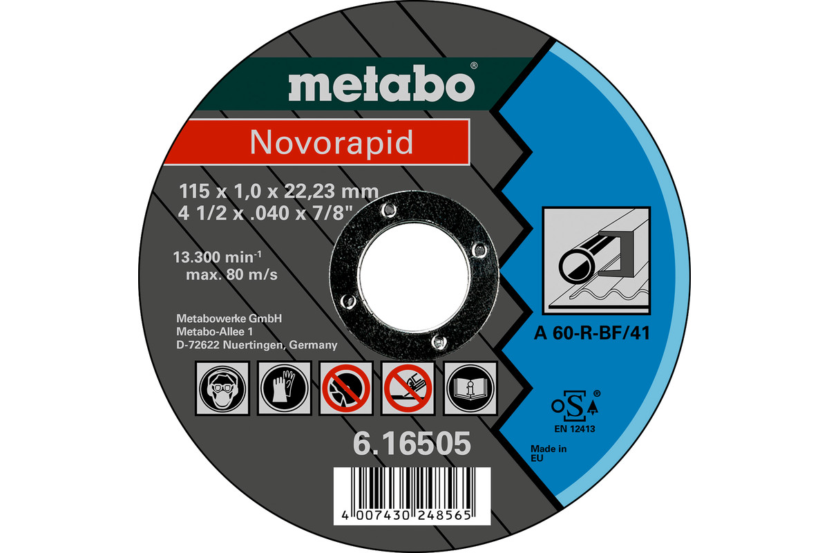 Novorapid 115 x 1,0 x 22,23 mm, staal, TF 41 (616505000) 