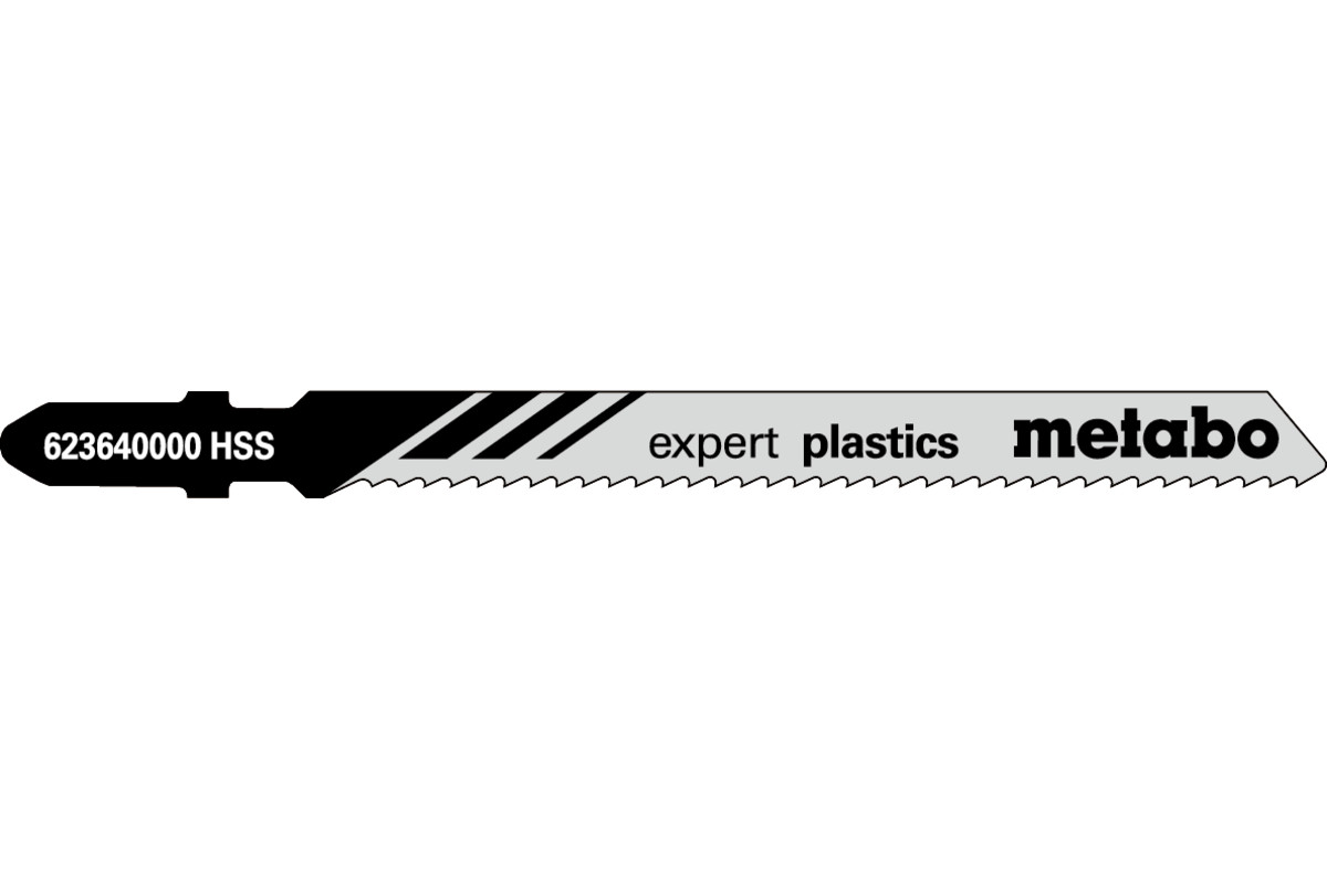 5 decoupeerzaagbladen "expert plastics" 74/2,0 mm (623640000) 