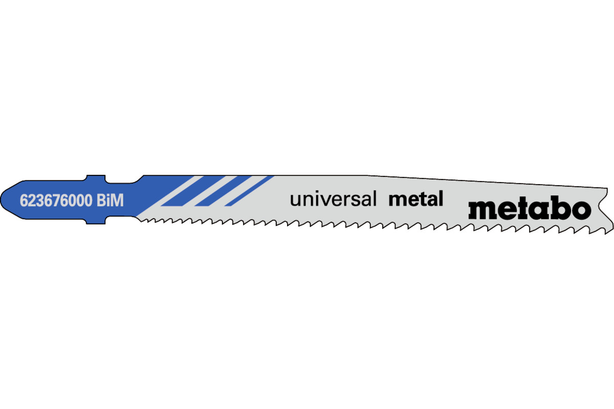 5 decoupeerzaagbladen "universal metal" 74 mm/progr. (623676000) 