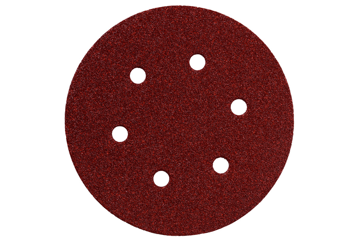 5 feuilles abrasives auto-agrippantes 150 mm, P 60, B+M, SXE (624002000) 