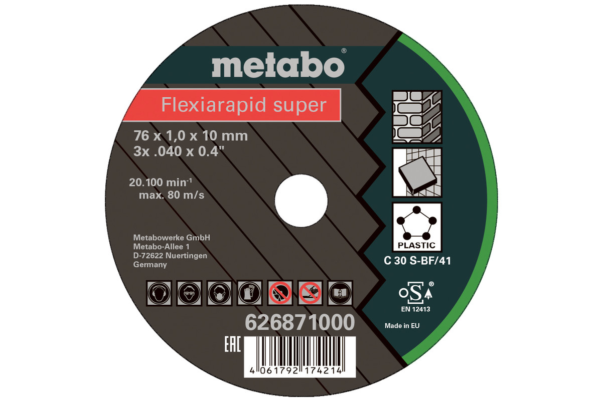 5x Flexiarapid Super 76x1,0x10,0 mm Universal (626871000) 