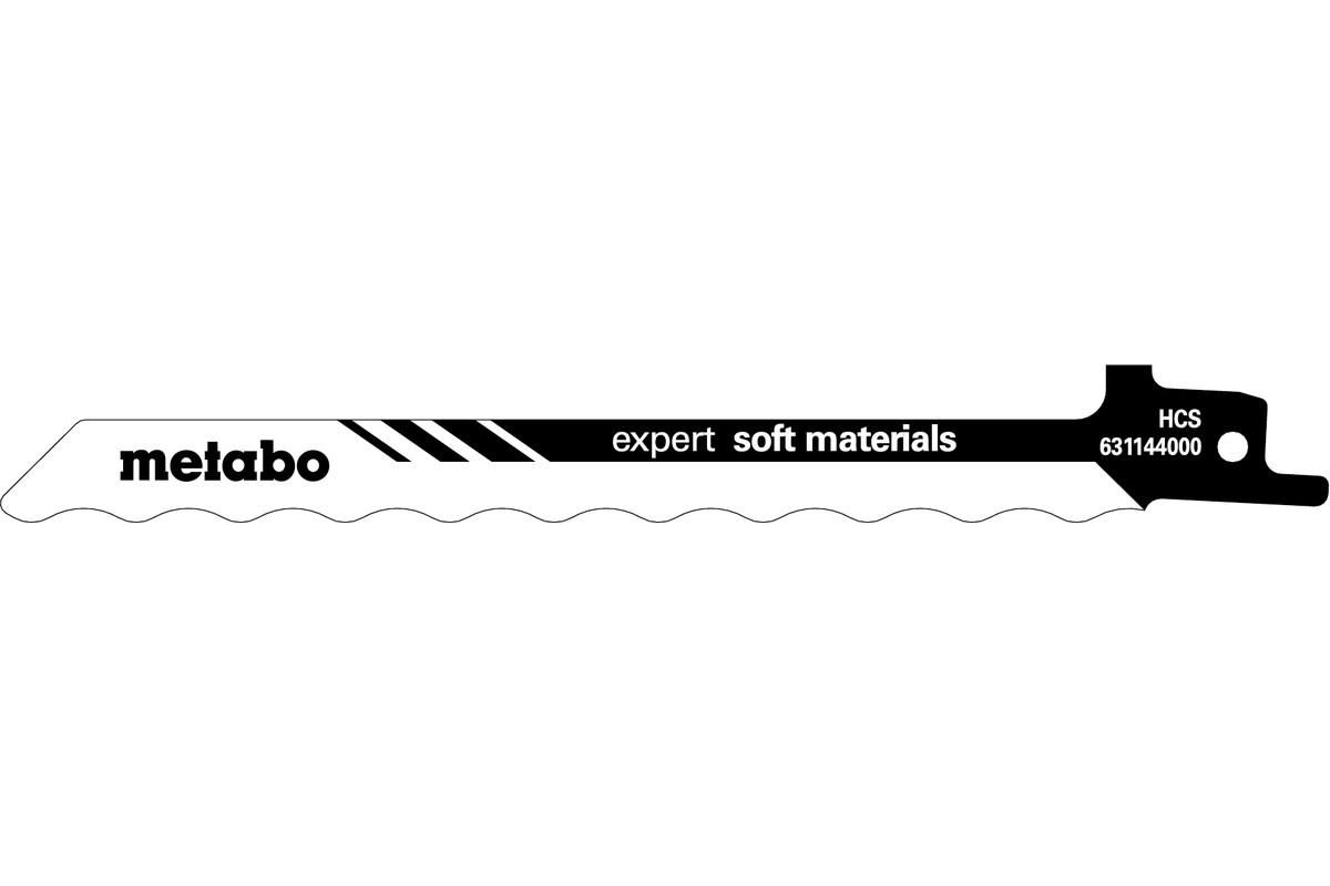 2 reciprozaagbladen "expert soft materials" 150 x 1,0 mm (631144000) 