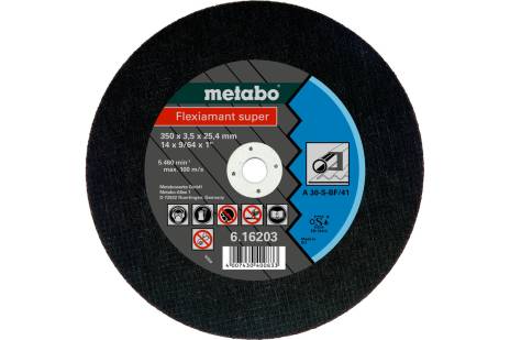 Flexiamant super 350x3,5x25,4 staal, TF 41 (616203000) 