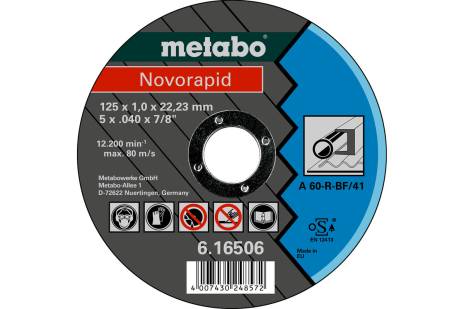 Novorapid 125 x 1,0 x 22,23 mm, staal, TF 41 (616506000) 