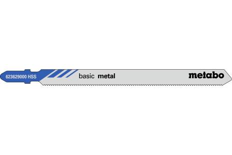 5 lames de scie sauteuse « basic metal » 106/1,2 mm (623629000) 