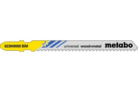 5 lames de scie sauteuse « universal wood + metal » 90/ 2,5 mm (623949000) 