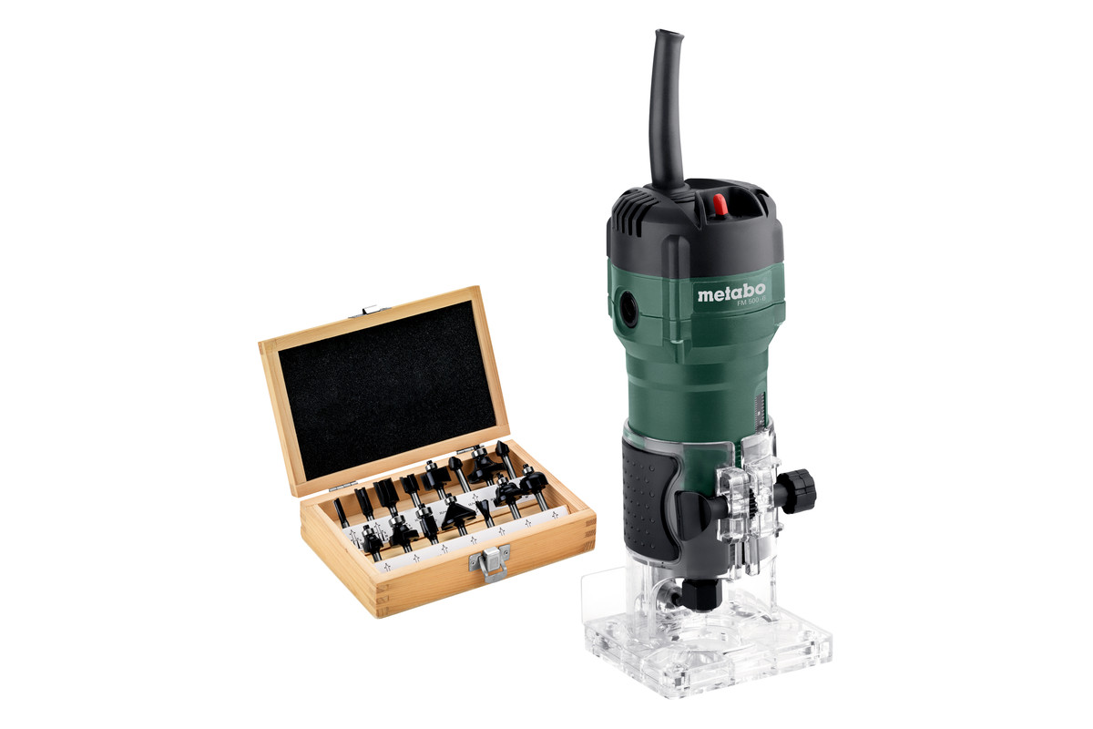 Set FM 500-6 (691227000) Affleureuse  Outillage électroportatif Metabo.  Metabo Belgique.