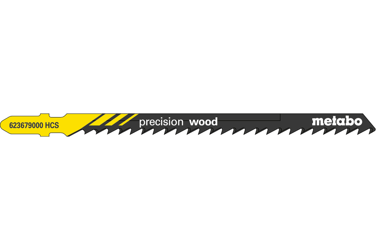 5 Stichsägeblätter "precision wood" 104/ 4,0 mm (623679000) 