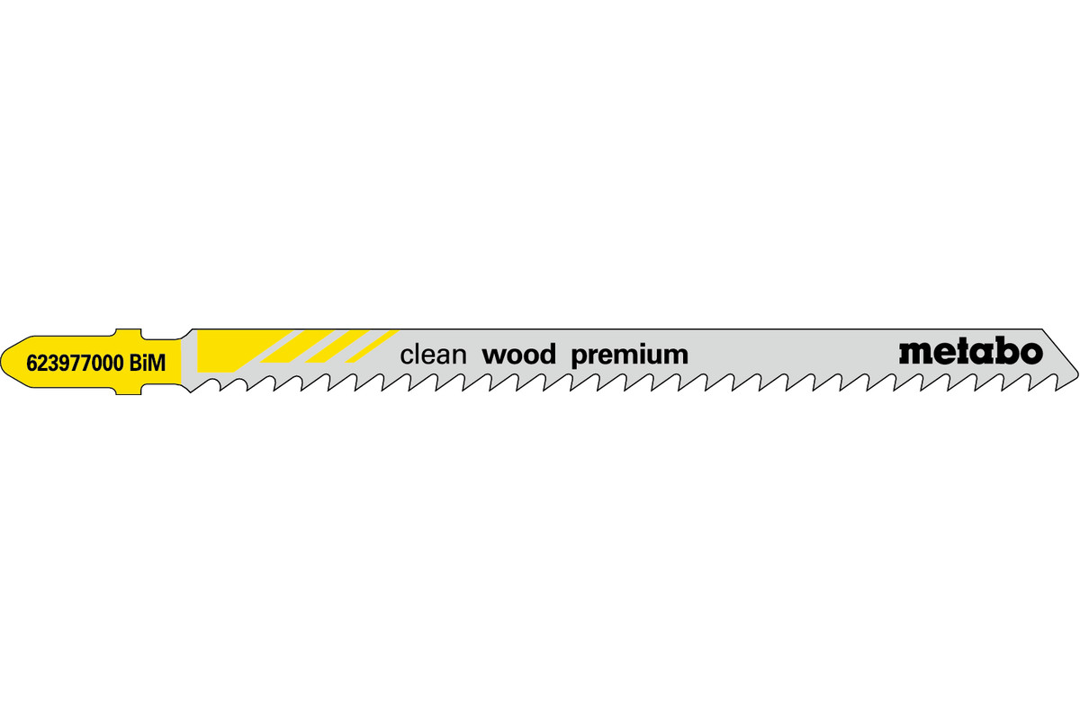 5 Stichsägeblätter "clean wood premium" 105/ 3,0 mm (623977000) 