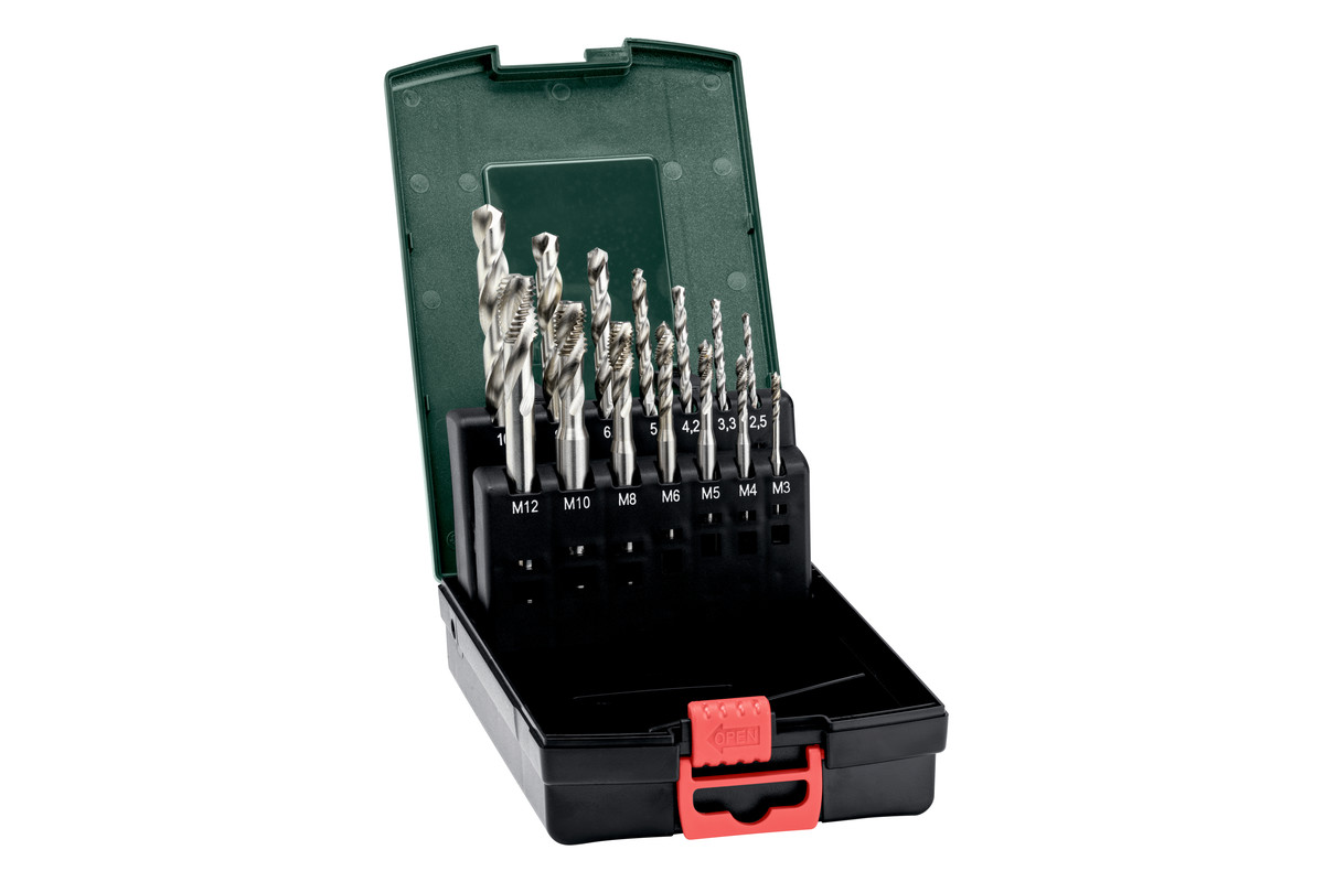 Set de tarauds pour machines, 14 pièces (627114000) 