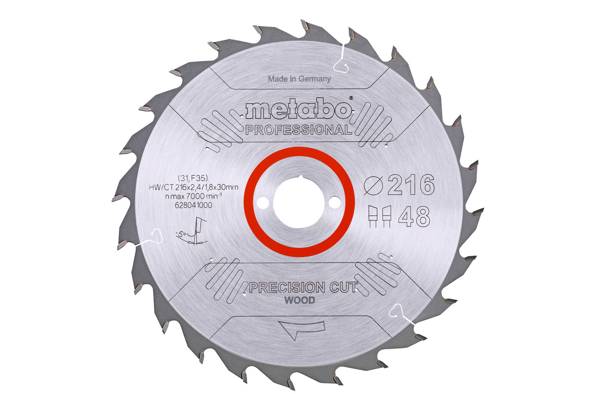 Lama "precision cut wood - professional", 216x30, Z48 WZ 5° neg. (628041000) 