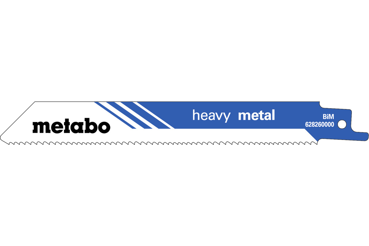 5 lame per seghe diritte "heavy metal" 150 x 1,25 mm (628260000) 