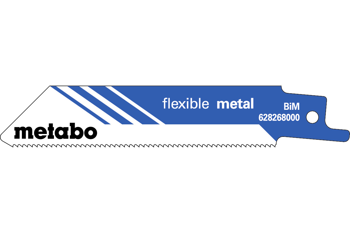 5 lame per seghe diritte "flexible metal" 100 x 0,9 mm (628268000) 