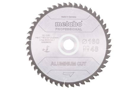 Sägeblatt "aluminium cut - professional", 160x20 Z48 FZ/TZ 5°neg (628288000) 