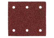 Hook and loop sanding sheets 103 x 115 mm, 6 holes, with hook and loop