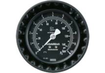 Accessories for tyre inflators complete with pressure gauges