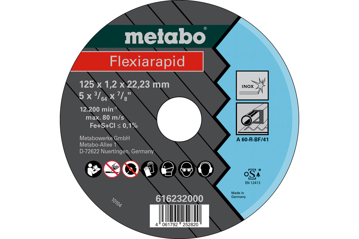 Flexiarapid 125x1.2x22.23 Inox, TF 41 (616232000) 