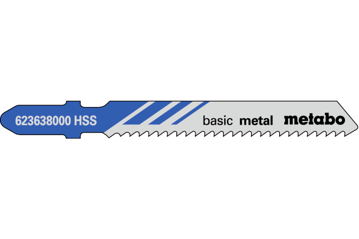 25 Lâminas para serras de recortes "basic metal" 51/2,0 mm (623618000) 