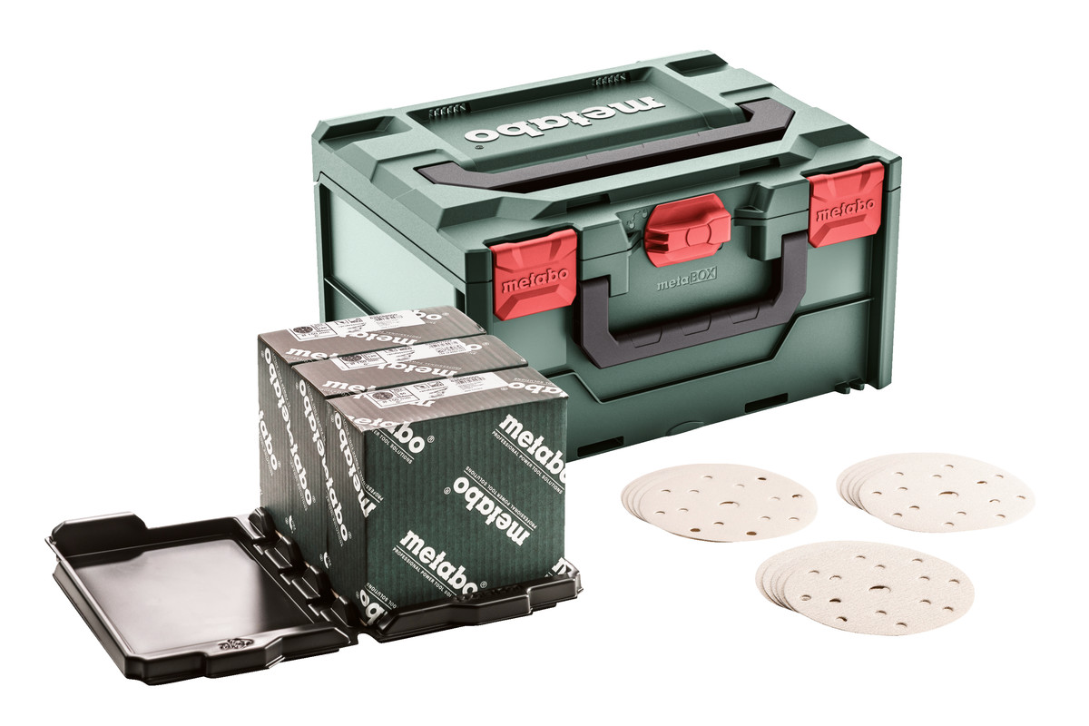 metaBOX multi-hole sanding media set, 150, paint (626755000) 