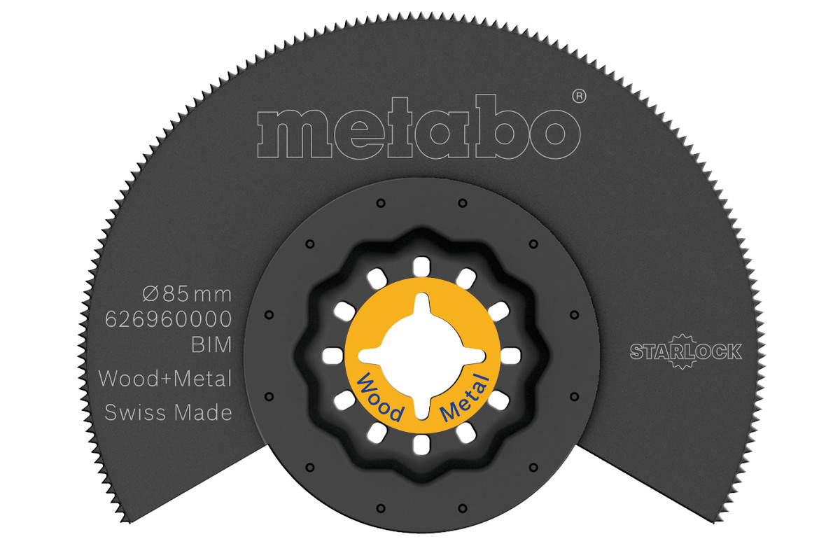 Segment saw blade, wood/metal, BiM, Ø85 mm (626960000) 