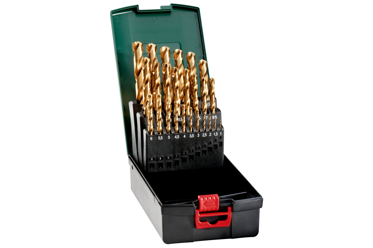 HSS-TiN drill bit storage case, 25 pieces (627191000) 
