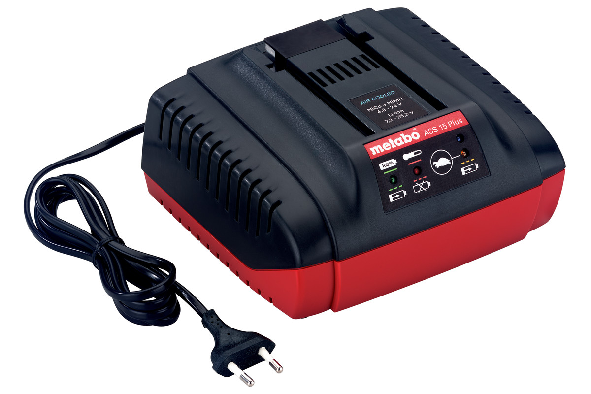 Quick charger ASS 15 Plus, 24-25.2 V, "AIR COOLED", EU (627283000) 