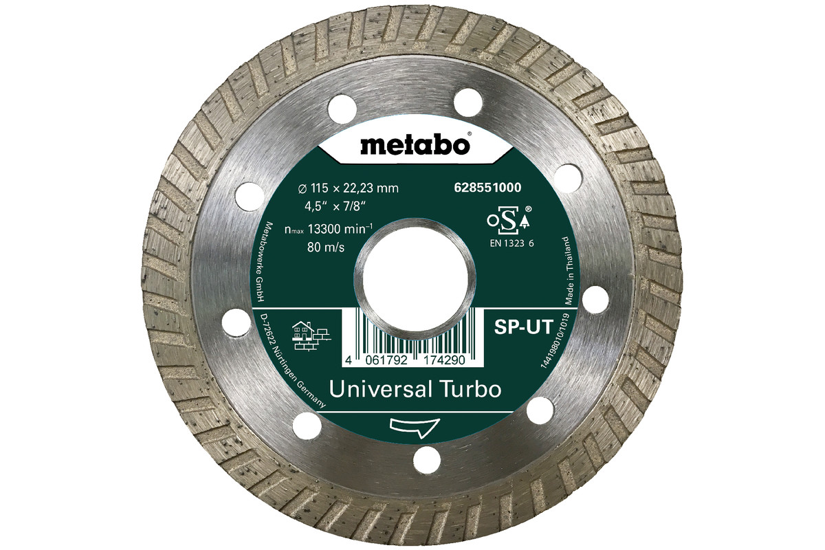 Disco de corte diamantado SP - UT, 115x22,23 mm (628551000) 
