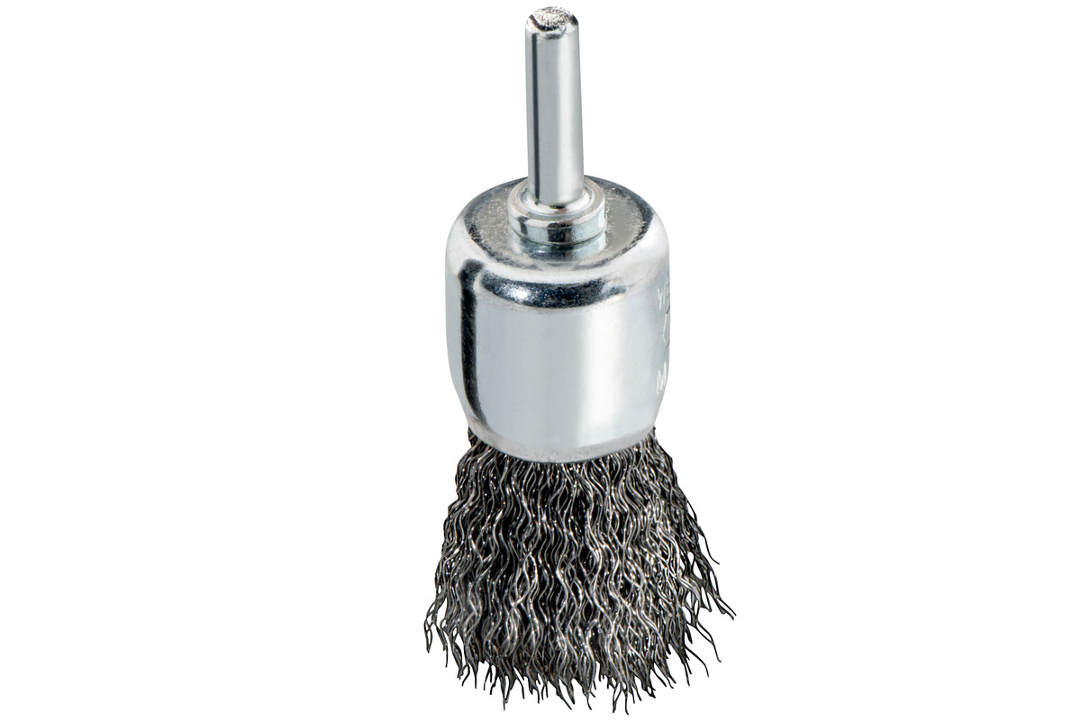 Busby-end brush 25x0.3 mm/ 6 mm, crimped steel (630554000) 