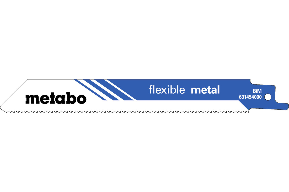 5 Lâminas para serra de sabre "flexible metal" 150 x 0,9 mm (631454000) 