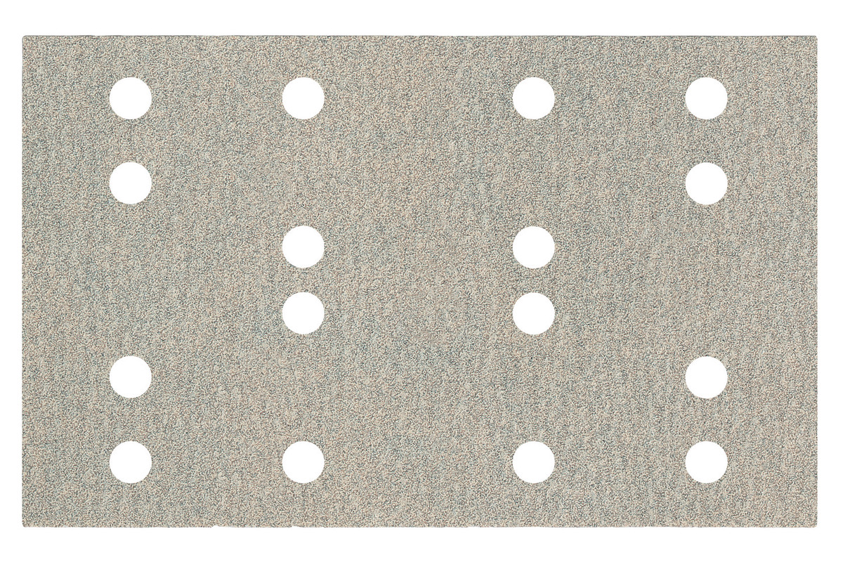 Hook and loop sanding sheets 80 x 133 mm, P 80, 16 holes, with hook and loop (SRA) (635199000) 
