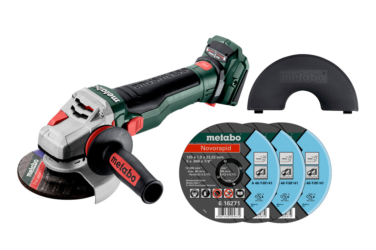 Set WB 18 LTX BL 15-125 Quick (691226000) Cordless angle grinder 