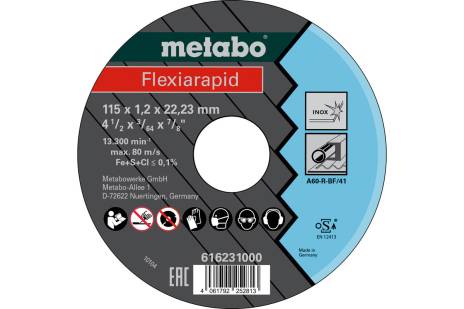 Flexiarapid 115x1,2x22,23, inox, TF 41 (616231000) 
