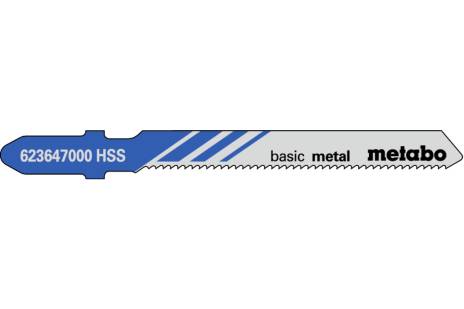 5 Lâminas para serras de recortes "basic metal" 51/ 1,2 mm (623647000) 