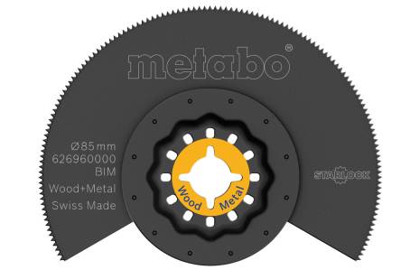 Segment saw blade, wood/metal, BiM, Ø85 mm (626960000) 