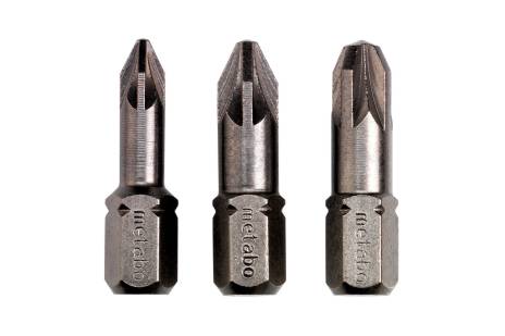 3 Pontas Pozidriv PZ 1/ 2 / 3 Torsion (628538000) 