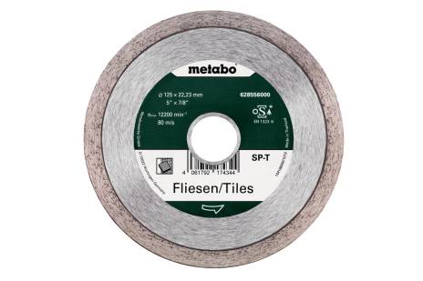 Diamond cutting disc SP - T, 125 x 22.23 mm, tiles (628556000) 