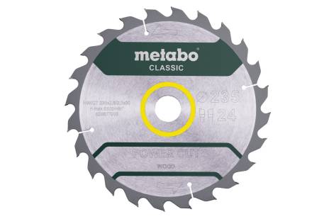 Saw blade "power cut wood - classic", 235x30 Z24 WZ 18° /B (628678000) 