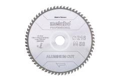 Saw blade "aluminium cut - professional", 216x30 Z58 FZ/TZ 5°neg (628443000) 