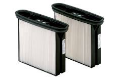 2 HEPA filter cassettes, polyester, dust class H (HEPA 14) (630326000) 