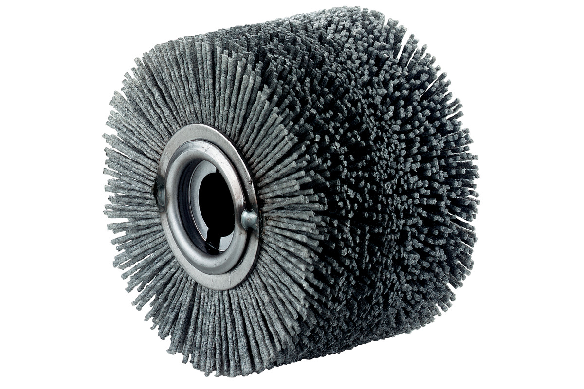 brushdepot Flexible Synthetic Wool Wheel Brush Soft Dense Fibers Clean Wheels Fel A A A 17 Long 2 4inch OD Red at MechanicSurplus.com