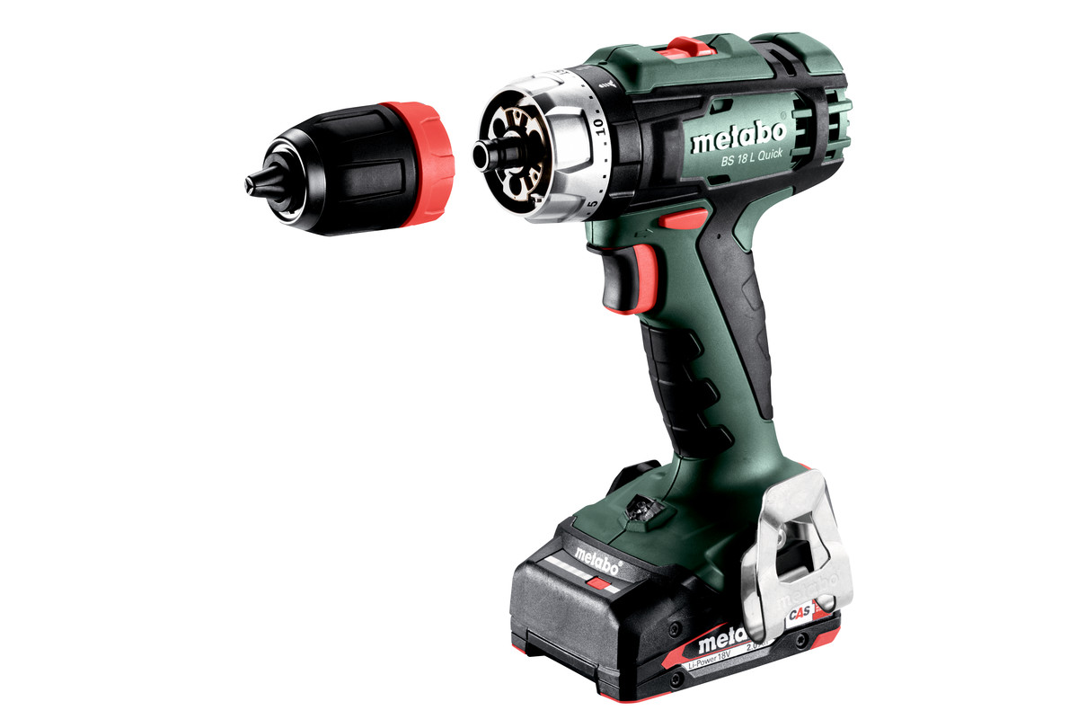Metabo BS 18 L Quick 18V 1800 RPM Cordless Drywall Screwdriver with Battery for sale online 