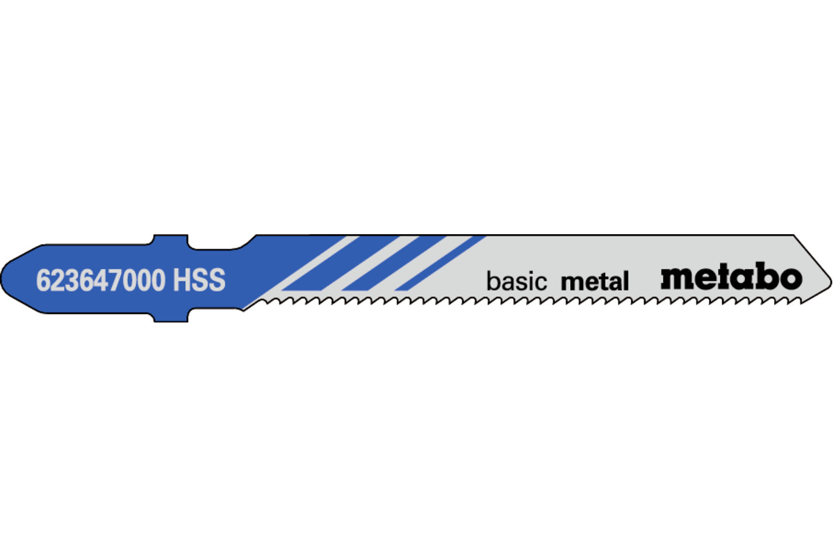 5 plátků pro přímočaré pily „basic metal" 51/ 1,2 mm (623647000) 