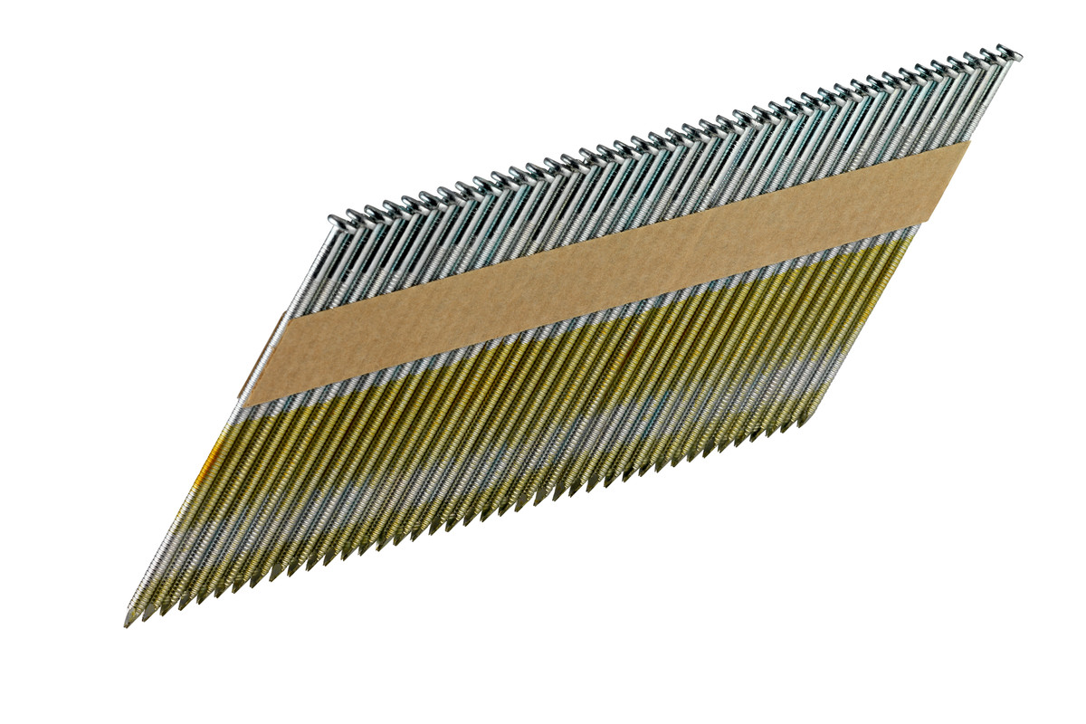 4000 hřebíků v pásech, D34° vázaných v papíru 2,8 x 50 mm NK G12 kroužek (630149000) 