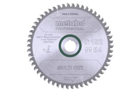 Pilový kotouč "multi cut - professional", 152x20, Z54 FZ/TZ 5° neg. (628070000) 