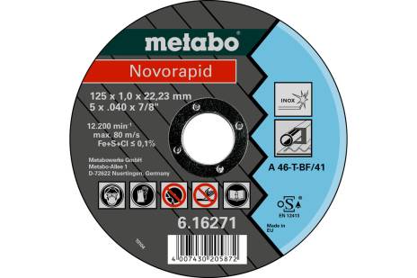 Novorapid 125 x 1,0 x 22,23 mm, Inox, TF 41 (616271000) 