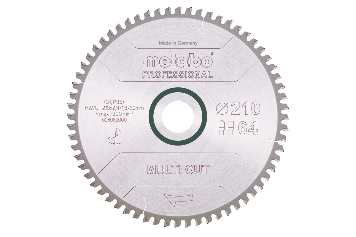 Saeleht "multi cut - professional", 210x30, Z64 FZ/TZ 5°neg. (628082000) 