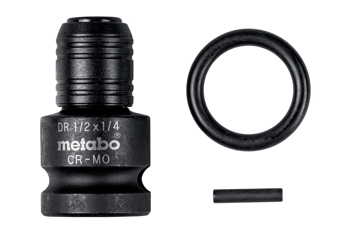 1/2“ adapter 1/4“-le, E6,3, 3-osaline, löögikindel (628837000) 