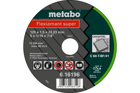 Flexiamant super 125x1,5x22,23 keraamiline materjal,TF41 (616196000) 